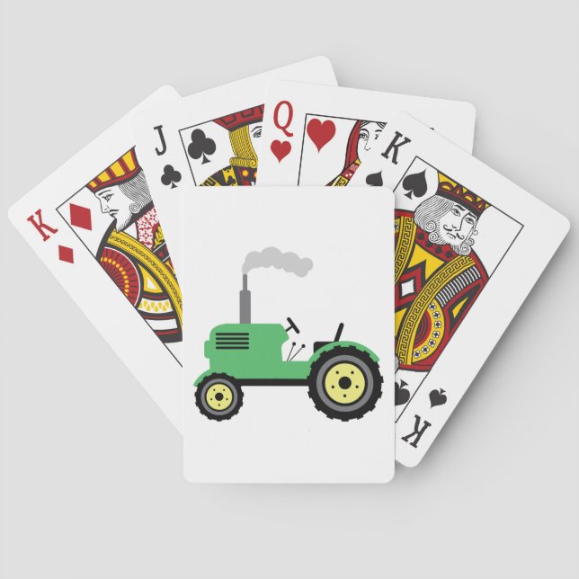 Baraja De Cartas Tractor de granja (Reverso)