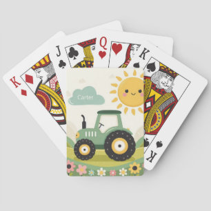 Baraja De Cartas Tractor/granja lindo y personalizado
