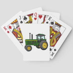 Baraja De Cartas Tractor verde