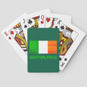Baraja De Cartas Tradiciones del trébol de Boston, Mass - Irlandés