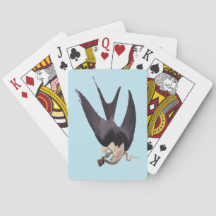 Baraja De Cartas Tragar el halcón de cola con el Audubon de la vend