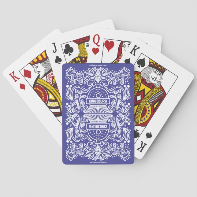 Baraja De Cartas Train Poker Cards (Reverso)