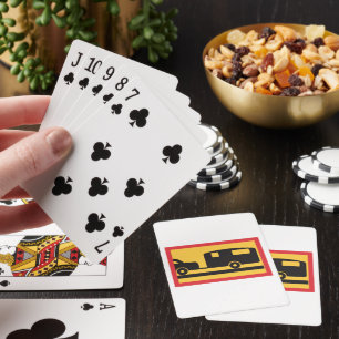 Baraja De Cartas Traje Una Caravana