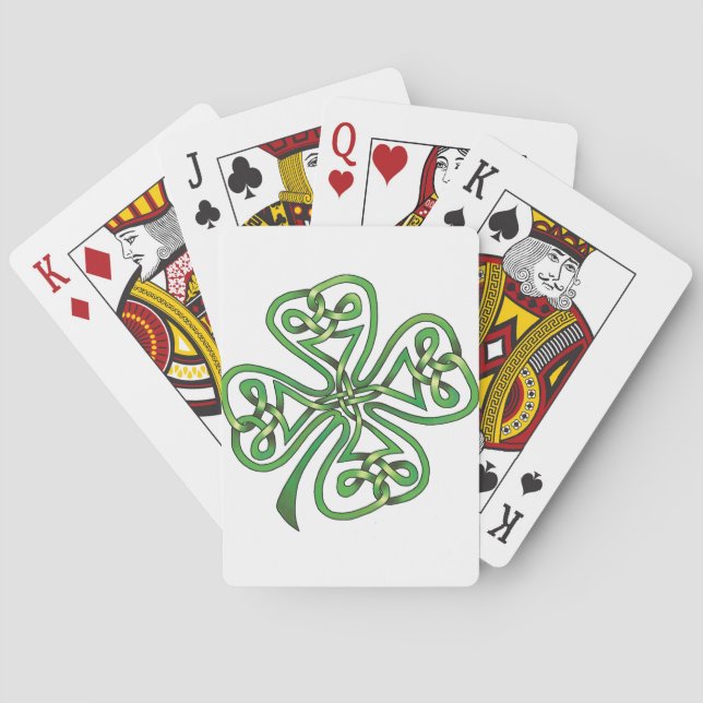 Baraja De Cartas Trampa de cuatro hojas (Reverso)