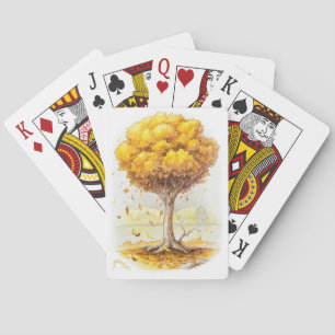 Baraja De Cartas Tranquilidad dorada