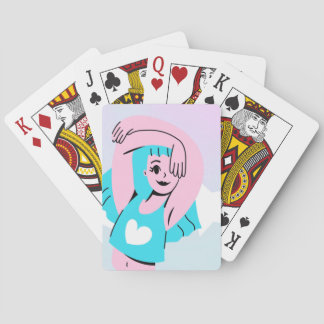 Baraja De Cartas trans art on playing card