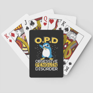 Baraja De Cartas Trastorno obsesivo del pingüino