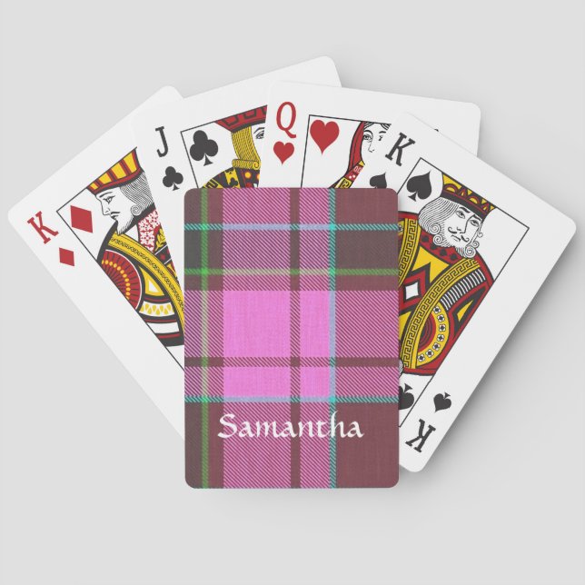Baraja De Cartas Trato rosa moderno personalizado (Reverso)