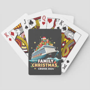 Baraja De Cartas Travesía de Navidades familiares de crucero 2024