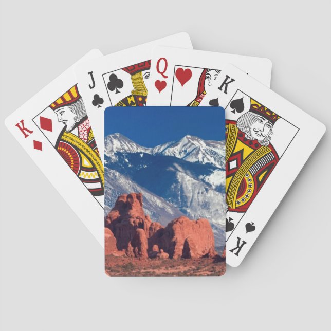Baraja De Cartas Trayecto de rock balanceado (Reverso)