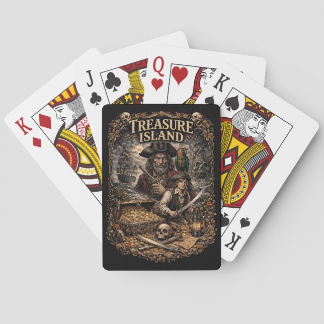 Baraja De Cartas Treasure Island (Reverso)