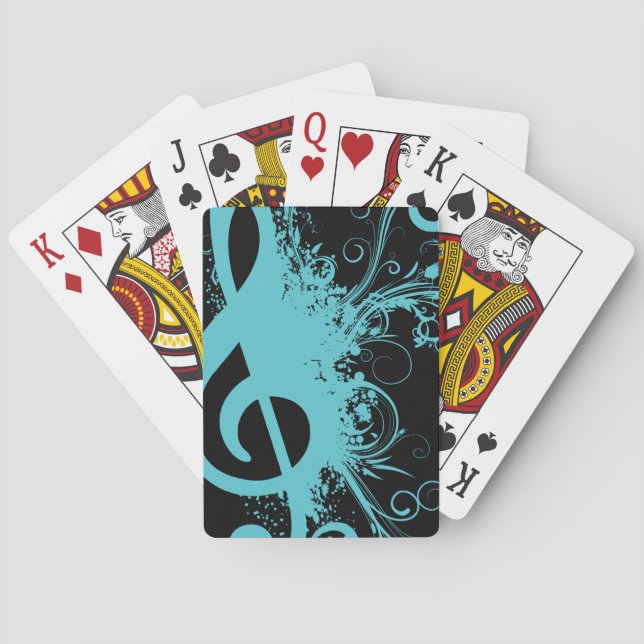 Baraja De Cartas Treble Clef (Reverso)