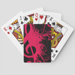 Baraja De Cartas Treble Clef