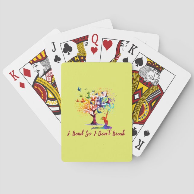Baraja De Cartas Tree of life, tree, butterfly  (Reverso)