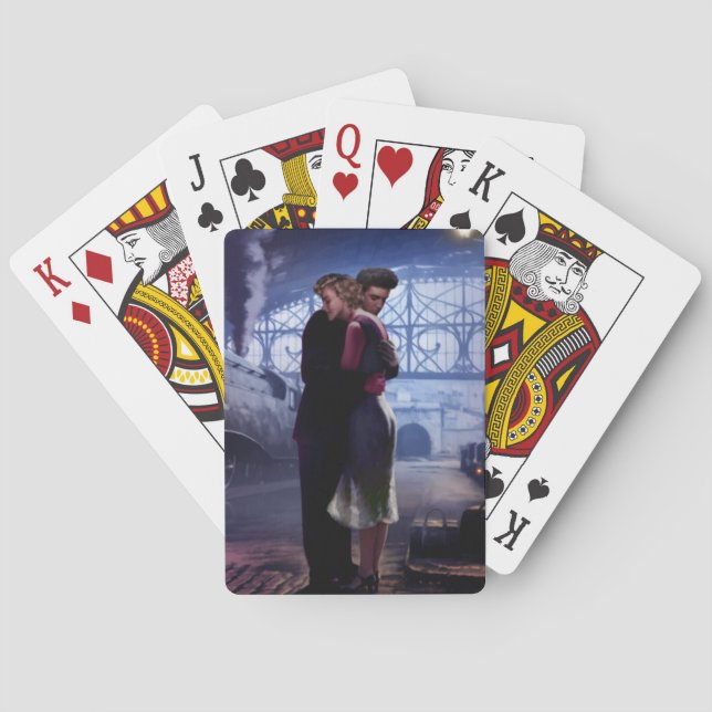 Baraja De Cartas Tren azul (Reverso)