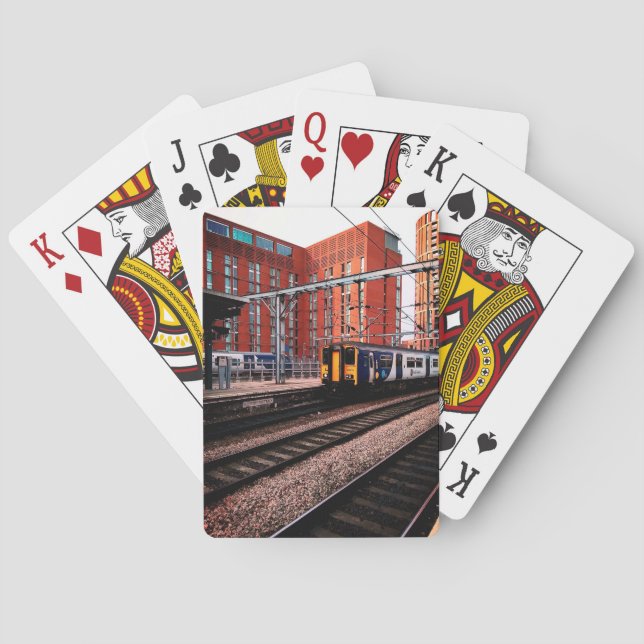 Baraja De Cartas Tren azul, Leeds (Reverso)