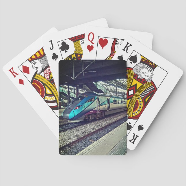 Baraja De Cartas Tren Leeds (Reverso)