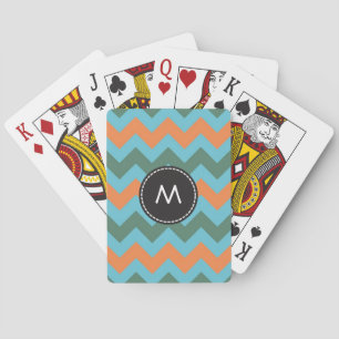 Baraja De Cartas Trendy Chevron Zigzag Pattern 7