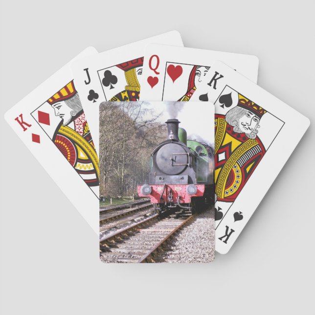 BARAJA DE CARTAS TRENES DE VAPOR (Reverso)