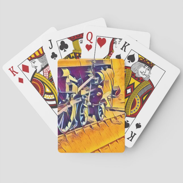 BARAJA DE CARTAS TRENES DE VAPOR (Reverso)