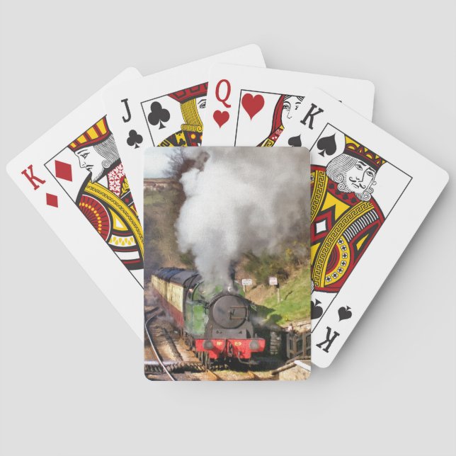 BARAJA DE CARTAS TRENES DE VAPOR (Reverso)