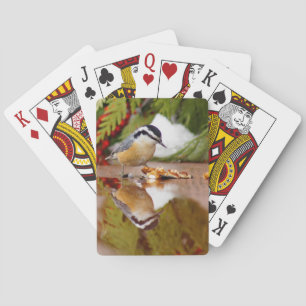 Baraja De Cartas Trepatroncos de pecho rojo