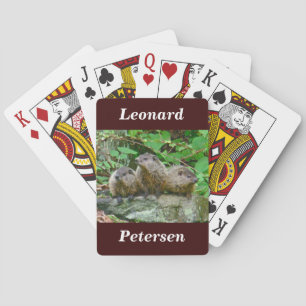 Baraja De Cartas Tres Baby Groundhogs