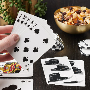 Baraja De Cartas Tres camiones negros