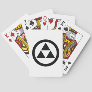 Baraja De Cartas Tres escalas en círculo