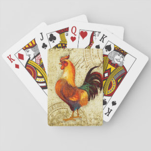 Vintage doble baraja de cartas de gallo y gallina de Chri, cartas de juego  vintage, cartas de pollo, cartas de pollo, suyas y suyas -  México
