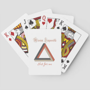 Baraja De Cartas Triángulo imposible