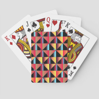 Baraja De Cartas Triángulos coloridos