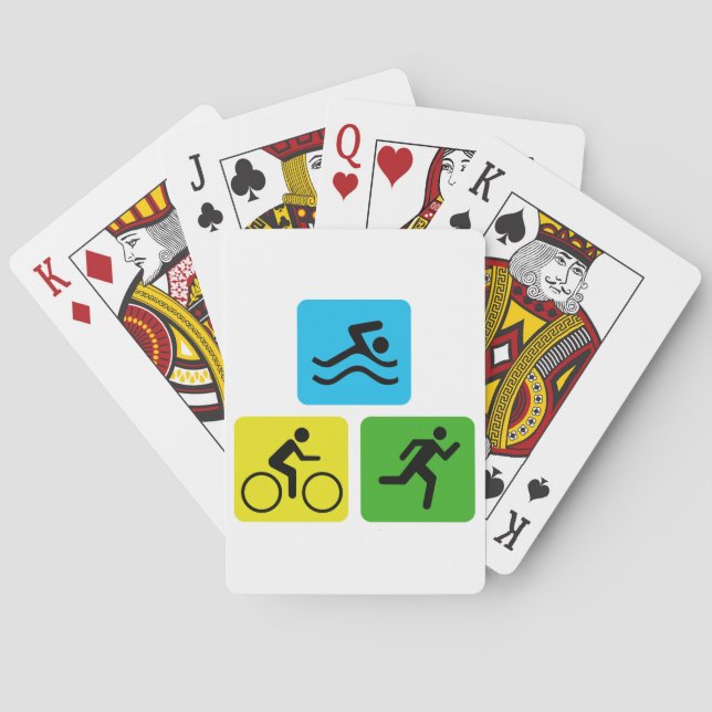 Baraja De Cartas Triatlón (Reverso)