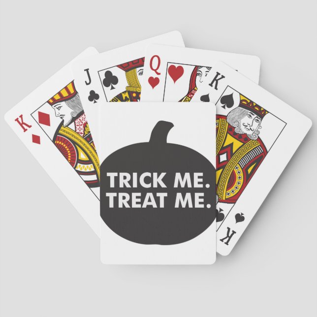 Baraja De Cartas Trick Me Trick, Black White (Reverso)