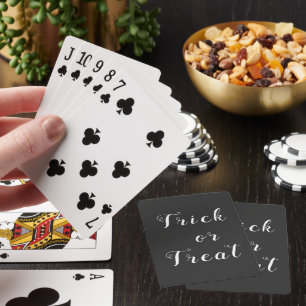 Baraja De Cartas Trick or treat cool