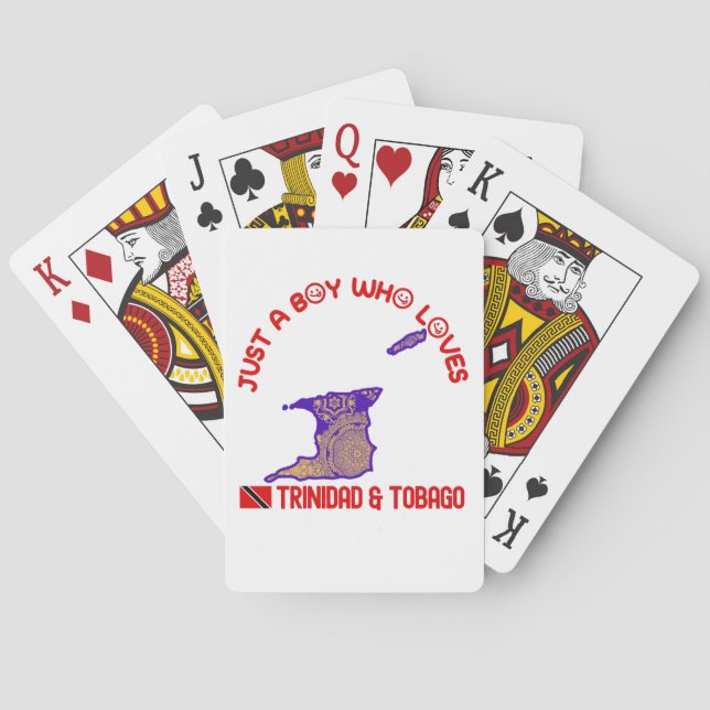 Baraja De Cartas Trinidad Y Tobago (Reverso)