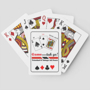 Baraja De Cartas Trinidad y Tobago: Juego de las cuatro vueltas