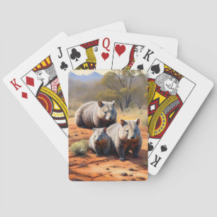 Baraja De Cartas Trío de las salidas: Wombat Wanderers,