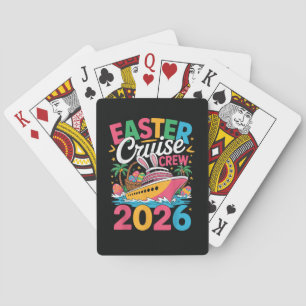 Baraja De Cartas Tripulación de crucero de Pascua 2026 vacaciones f