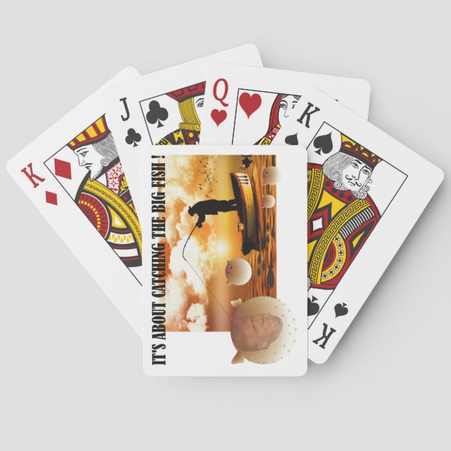 Baraja De Cartas ¡Triunfo anti/cogida de los pescados grandes! , (Reverso)