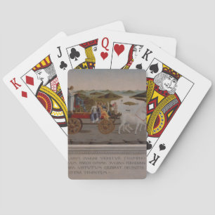 Baraja De Cartas Triunfo de Federgo da Montefeltro, duque de Urbino