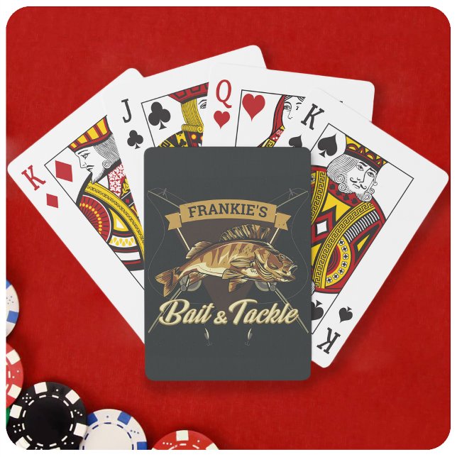 Baraja De Cartas Trofeo de NOMBRE Personalizado Pesca Caballo de an (Subido por el creador)