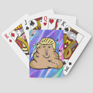 Baraja De Cartas trompa de volcado de holograma