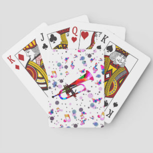 Baraja De Cartas Trompeta festiva