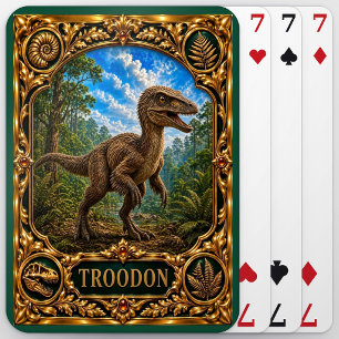 Baraja De Cartas Troodon, Joya de la Colección Artística