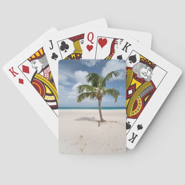 Baraja De Cartas Tropical Beaches | Eagle Beach, Aruba (Reverso)