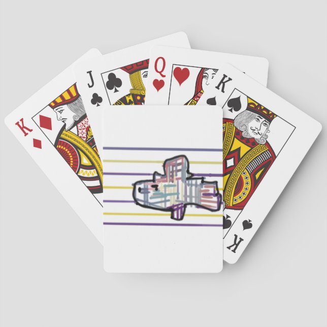 Baraja De Cartas trucha arcoíris verano  (Reverso)