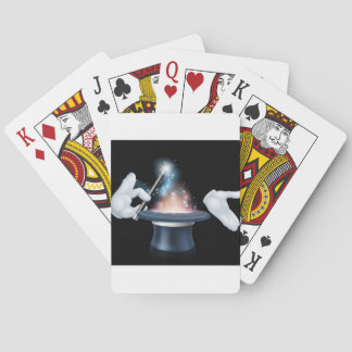 Baraja De Cartas Truco de la vara y de sombrero de copa del mago