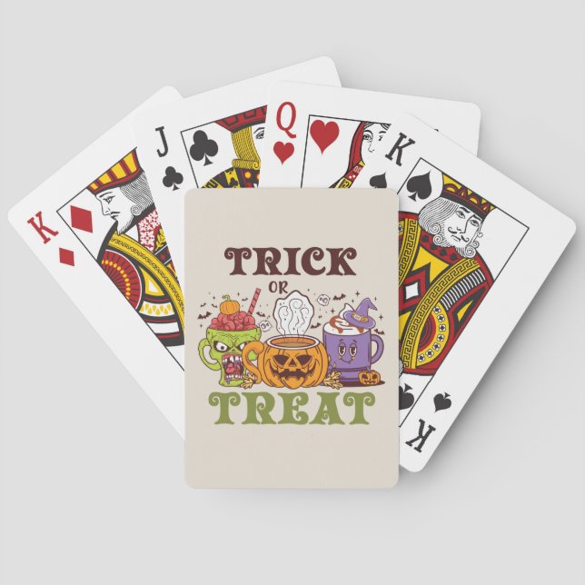 Baraja De Cartas Truco O Trato De Café Delight (Reverso)