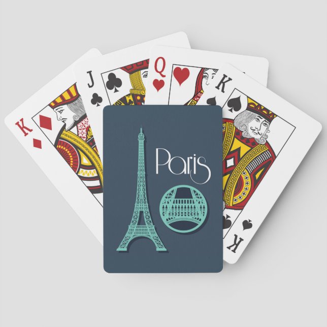 Baraja De Cartas Trullo de París (Reverso)